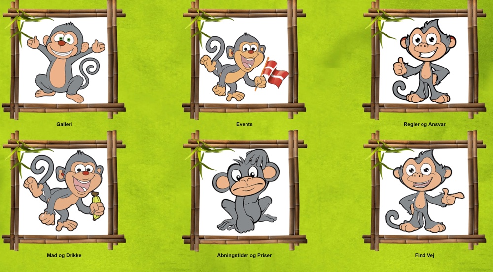 Et billede af BjarkeMTs webside for Baboon City